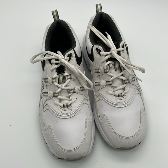 Footjoy Greenjoys 45335 Men's White Synthetic Leather Lace Up Golf Shoes Size 10 - Picture 3 of 8